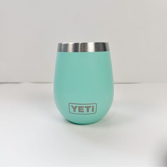 Personalized “ Mama” Yeti 10oz Wine Tumbler Cup in Seafoam - Picture 2 of 6